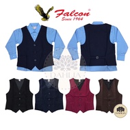 Falcon Vest Sekolah Pengawas Vest Hitam Vest Biru Tua Vest Maroon Vest Coklat