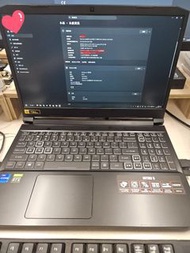 Acer Nitro 5 15.6吋 i7 11800H , RTX 3050ti , 32GB RAM , 1TB SSD