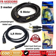 3.5mm male to female aux cable 5 meters / 3m 1.5m/ Extension Aux Cable Aux Cable Speaker Audio Jack