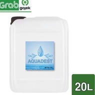 Aquadest Aquadest Distilled Water/ Air Suling 20 Liter #Gratisongkir