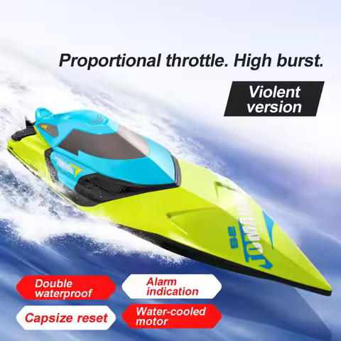 50CM RC Boat 50KM/H Professional Remote Control Speedboat High Speed Racing Big RC Yacht Endurance 2