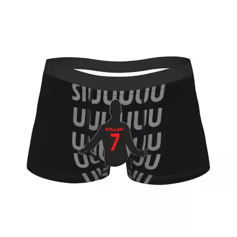 Soccer Gift Football CR7 Ronaldos Underwear Customs Boxer Shorts Quality Man Panties Comfortable Box