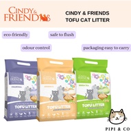 CINDY & FRIENDS TOFU LITTER 7L PASIR KUCING TOFU PASIR KUCING CINDY MURAH