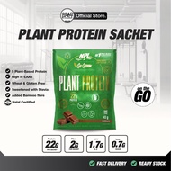 NPL Plant Protein (Sachet 1x 43g), Protein, Supplement, Supports a Vegan lifestyle, Stevia.