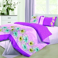 Bộ chăn ga gối micro satin NV Petals 1m2x2m 1m4x2m 1m6x2m +20cm