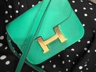 Hermes Constance slim 帝王綠 6w
