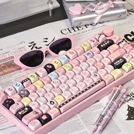 pbt keycaps keycaps [Milk Bean External Setting] Guardian Sweetheart Cute MOA Keyboard Keycap Girl P