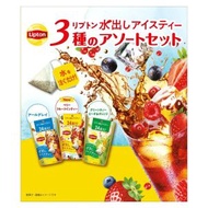 日版Lipton立頓 日本Costco 冷萃冰茶什錦三角茶包 3種口味(1盒72袋) [平行進口] 此日期前最佳﹕2027年2月28日