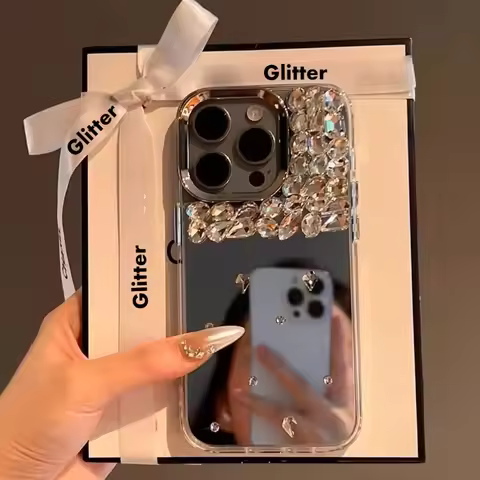 Mirror Glitter Case For Huawei Pura 80 70 Pro Ultra P60 P50 P40 Lite P30 Mate 70 60 50 Pro Plus Shin