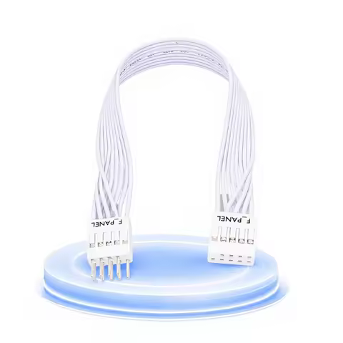 White MB 9Pin F_PANEL Switch Jumper Black White 9P Male to Female Extension Cable for Laptop Compute
