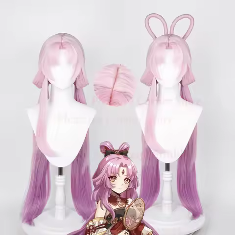 Honkai Star Rail Fu Xuan Cosplay Wig With Accessory Pre Styled Cosplay Wig Game Honkai Star Rail Fu 