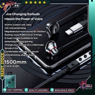 Original Remax RM-635a Type-C Wired Voice Changer Earphone,Bass Gamming Live Streaming Handfree In E