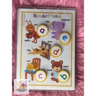 busy book abc shadow matching wih 4 pad