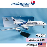 45CM Malaysia Airline A380 MAS Aeroplane Kapal Terbang Besar