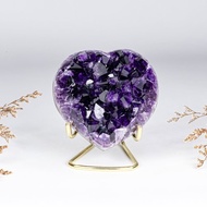 ESP 烏拉圭紫晶愛心 2580746