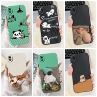 For Samsung Galaxy A01 Core / A01 Funny Pattern Case SamsungA01 A01Core Lens Protective Soft Silicon