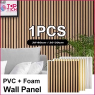 Toptech - PREMIUM Wall Panel PVC + foam Wood 3D PVC Wall Panel + foam Wpc Panel Most Complete 30*30c
