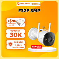 Camera IMOU ngoài trời F32P 3MP 2K Full HD không dây ngoài trời có mic thu âm cảnh báo thông minh