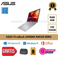 ASUS VivoBook A416MA N4020 DDR4 - 4GB SSD 256GB - 14" FHD IPS WIN10
