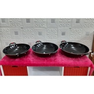Enamel 34CM Cauldron / Enamel Wok / Enamel Wok Non-Stick Frying Pan Teflon Wok HUGO Frying Pan