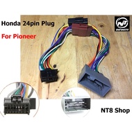 Honda 24 pin Plug For 2din Pioneer No Wire Cutting