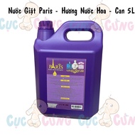 Nước Giặt Quần Áo Cho Máy Giặt Thái Lan Paris 5 lít (Tím)