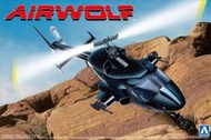 𓅓MOCHO𓅓 青島 1/48 電影AW-01 飛狼 Airwolf 攻擊直升機 clearbody