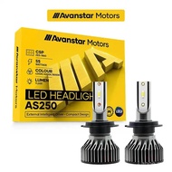 【Lanoé Mall】2PCS Mini Car LED Headlight Headlamp 4300K/6000K/8000K H1 H3 H4 H7 H8/H11 HB3 HB4 9005 9