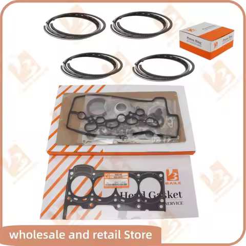 3SZ-VE For Toyota Full Gasket Kit Set Engine 4 Cylinders Piston Ring 72*1.2+1.2+2mm Overhaul Rebuild