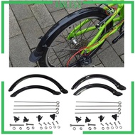 [Amleso] Folding Bike Mud Guard 14'' 20'' Wheel Front Rear Mudguard Set Accessories