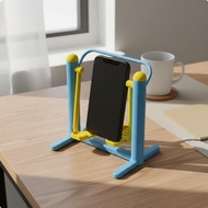 [lzdjlmy1zs] Fitness Equipment Holder 3D Printed Novelty Phone Stand Mobile Accessory Organizer for 