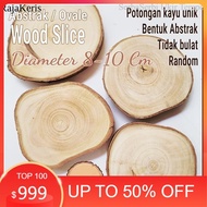 Abstract Wood Slice 8-10cm Unique Wood Slice FNX3 BN9