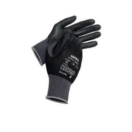 UVEX Unilite Gloves 6605 Black - Breathable Nitrile Foam Lining & Mechanical Abrasion Protection - E