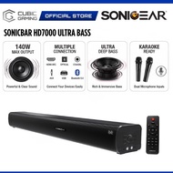 SONICGEAR SonicBar HD7000 Bluetooth Soundbar 140W TV Speaker HDMI ARC Optical USB AUX UltraBass Kara