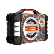 MUSIC D.J.(1.0) ตู้ช่วยสอน  (M-M16G/CP213) BLUETOOTH Silver/Orange  - A0117249