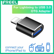 อะแดปเตอร์สำหรับ Iphone OTG,สายแปลงสายเคเบิ้ลข้อมูลเป็นตัวแปลง USB ตัวผู้ไปเป็น USB สำหรับ iPhone 12 11 Pro XS Max XR X 8 7 Plus อะแดปเตอร์ iPad