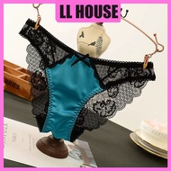 Women Lace Underwear Sexy Low Cut Panties Lace Cotton Spender Seluar Dalam Perempuan