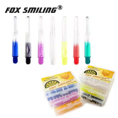 Fox Smiling 30pcs 2BA 35mm Darts Shafts Nylon Dart Shaft For Professional Darts Plastic Dart Shafts 