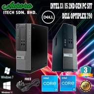 ( OFFER INTEL I3 / I5 2ND GEN ) PC DELL OPTIPLEX 790 SFF/DESKTOP, INTEL CORE I3 I5 2GEN / 4GB RAM, 2