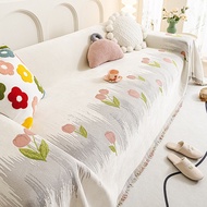 Sofa Cover Cloth ins Style Four Seasons Universal Anti-dust Cover Chenille Sofa Cover Anti-Cat Scrat