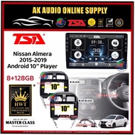 🎁Free AHD Camera 🎁 8Ram + 128GB DSP 4G Carplay ◾ TSA Nissan Almera 2015 - 2019 10'' inch Android TS10 Car Player Monitor