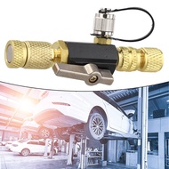 อุปกรณ์กำจัดวาล์วจัดอันดับสุญญากาศอัตโนมัติขนาด1/4-5/16นิ้วสำหรับ HVAC R410A พร้อมพอร์ตด้านข้างสำหรั