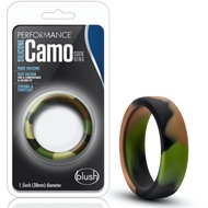 Blush Novelties Performance Silicone Cock Ring - Green Camouflage