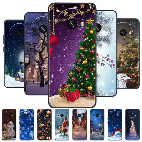 Luxury Christmas Painted Cover For Oukitel C59 Pro Case Silicone Soft Phone Cover For Oukitel C59 Pr