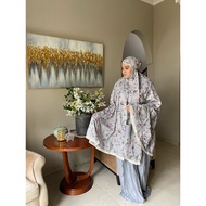 AZRIEL GREY - MUKENA RAYON PREMIUM JUMBO