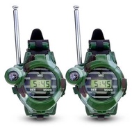 兒童教育玩具 2 件/對玩具對講機 7 合 1 兒童手錶收音機對講機戶外對講機玩具
