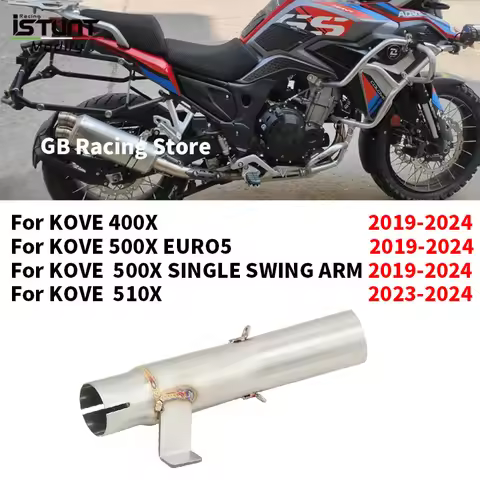 Slip For KOVE 400X 500X 510X EURO5 SINGLE SWING ARM 2019 - 2024 Motorcycle Exhaust Modified 50.8MM M