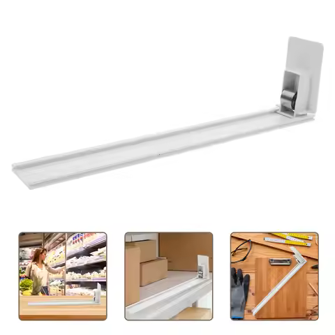 Automatic Drink Shelf Pusher Tray with Guide Rails for Supermarket Convenience Store Beverage Displa