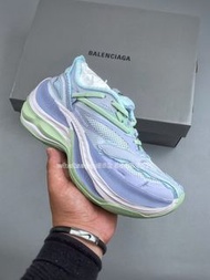 🎀順豐包郵 全新Balenciaga X - Pander 運動鞋 波鞋 淺紫綠藍拼色 網布合成革橡膠｜Color 浅紫绿蓝拼色｜Size 35-46