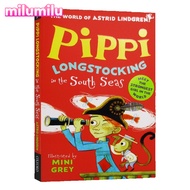 Milu Pippi Longstocking ในทะเลใต้หนังสือภาษาอังกฤษเดิม